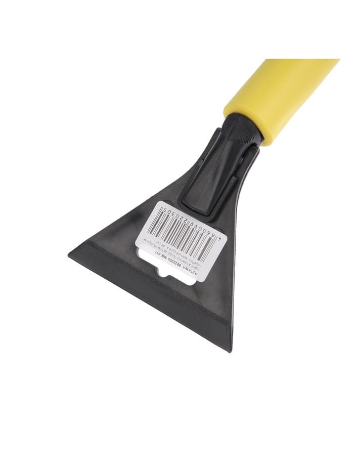 Щетка сметка, со скребком, Torso MG-011 автомобильная, мягкая ручка, 48 см, МИКС