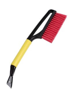 Щетка сметка, со скребком, Torso MG-011 автомобильная, мягкая ручка, 48 см, МИКС