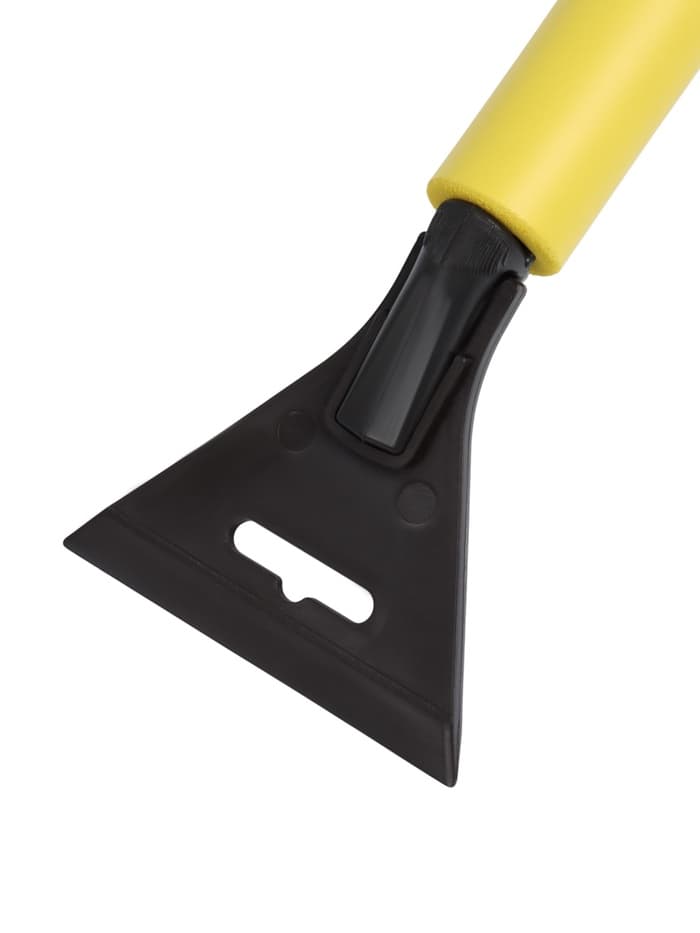 Щетка сметка, со скребком, Torso MG-011 автомобильная, мягкая ручка, 48 см, МИКС