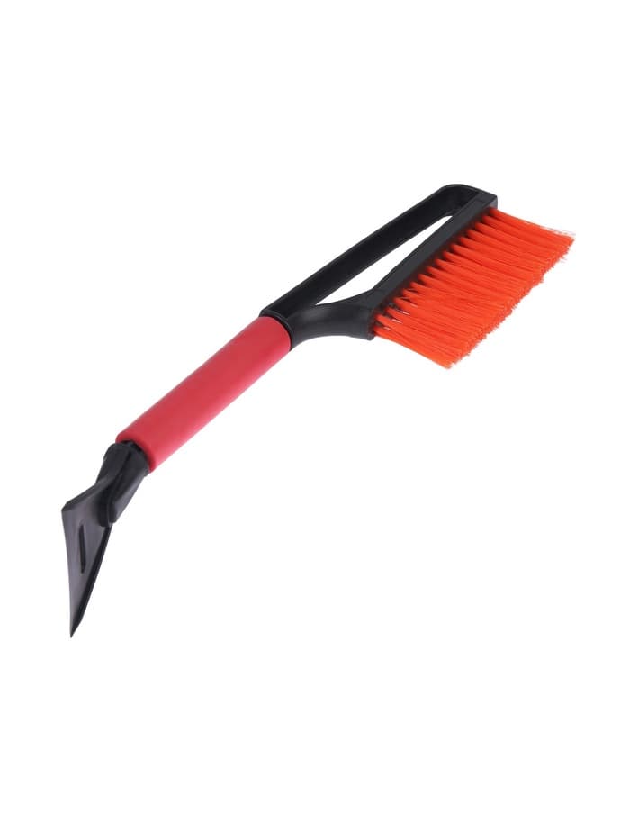 Щетка сметка, со скребком, Torso MG-011 автомобильная, мягкая ручка, 48 см, МИКС