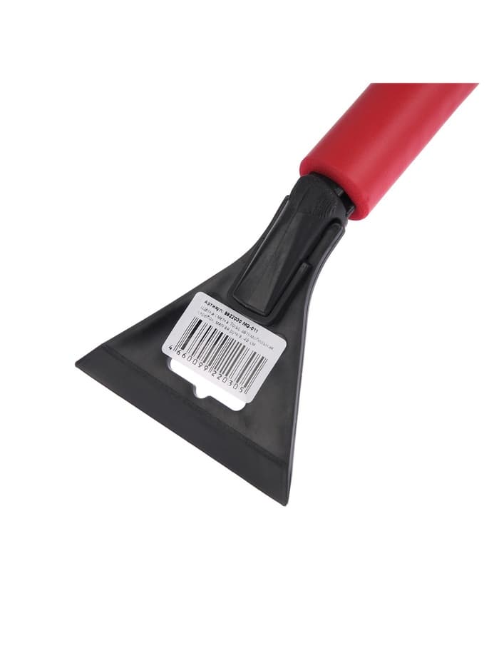 Щетка сметка, со скребком, Torso MG-011 автомобильная, мягкая ручка, 48 см, МИКС