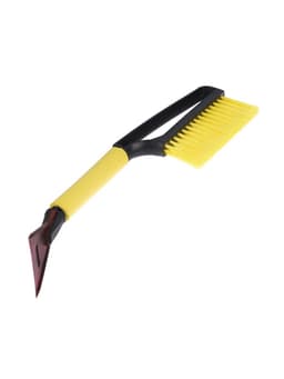 Щетка сметка, со скребком, Torso MG-011 автомобильная, мягкая ручка, 48 см, МИКС