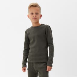 Термобелье для мальчика (лонгслив, легинсы), хаки, рост 158 см