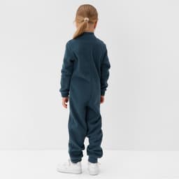 Комбинезон флисовый детский MINAKU, тёмно-серый, рост 116 см