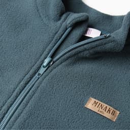 Комбинезон флисовый детский MINAKU, тёмно-серый, рост 116 см
