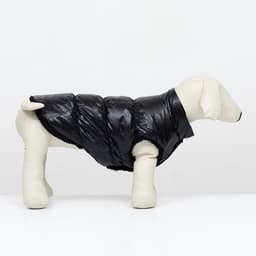 Куртка для собак «Блеск», 3XL (ДС 50, ОГ 68, ОШ 44 см), чёрная