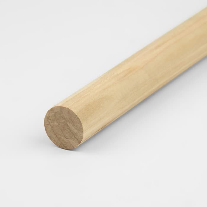 Палка-основа для макраме деревянная, без покрытия, d=2.2×50 см