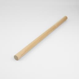 Палка-основа для макраме деревянная, без покрытия, d=2.2×40 см