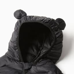 Жилет детский утеплённый, чёрный, рост 104-110 см