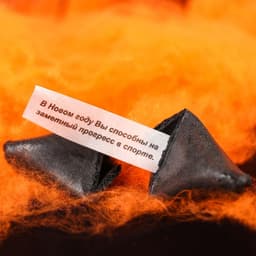 Печенье с предсказанием в коробке хэллоуин «Печеньки или жизнь», 1 шт.