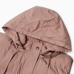 Жилет женский утеплённый, коричневый, размер 60