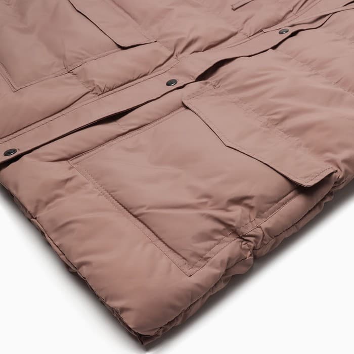 Жилет женский утеплённый, коричневый, размер 60