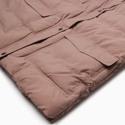 Жилет женский утеплённый, коричневый, размер 60