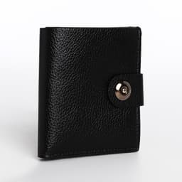 Портмоне мужское, 3 отделения, на магните, чёрное