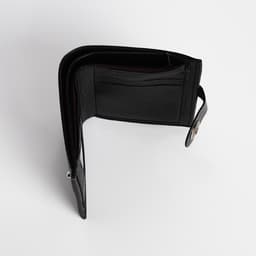 Портмоне мужское, 3 отделения, на магните, чёрное