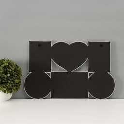 Фоторамка - коллаж на 6 фото 13×13 см 10×15 см 13×18 см «Семейная», белая, 46.5×29.5 см