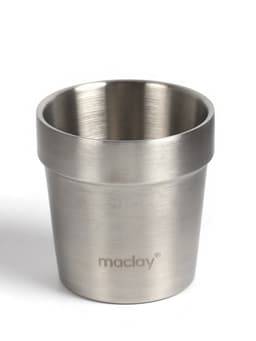 Стакан походный Maclay, 180 мл, нержавеющая сталь, двойное дно
