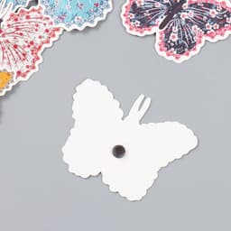 Набор магнитов на холодильник «Цветочки. Ситец», 12 шт., картон, h=4-10 см