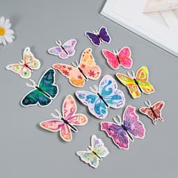 Набор магнитов на холодильник «Абстракция», 12 шт., картон, h=4-10 см