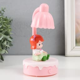 Фигурка светящаяся «Малыш или Малышка под лампой», полистоун, 8×8×16 см, МИКС