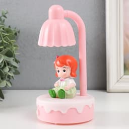 Фигурка светящаяся «Малыш или Малышка под лампой», полистоун, 8×8×16 см, МИКС