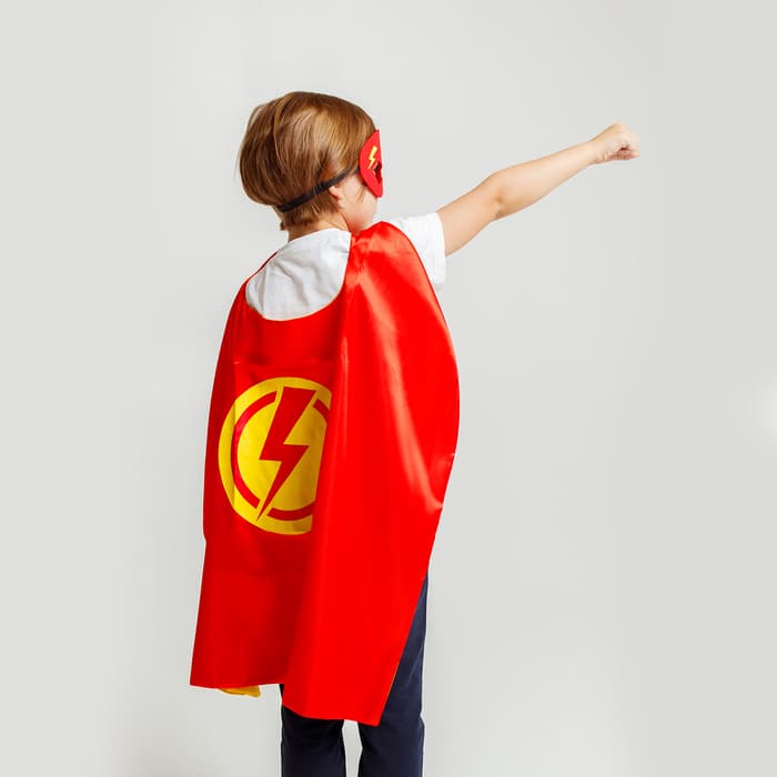 Карнавальный набор «Красная молния»: плащ и маска