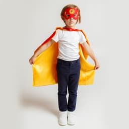 Карнавальный набор «Красная молния»: плащ и маска