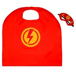 Карнавальный набор «Красная молния»: плащ и маска