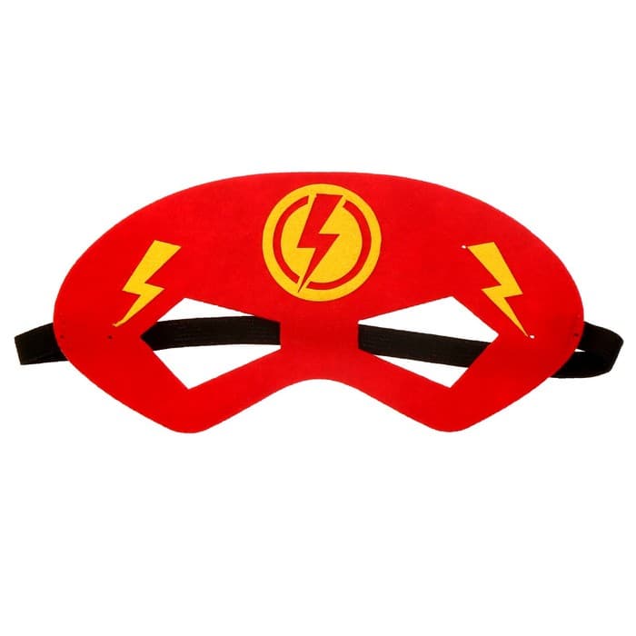 Карнавальный набор «Красная молния»: плащ и маска