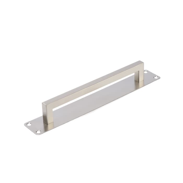 Ручка дверная, цвет нержавеющая сталь, 260×40 мм