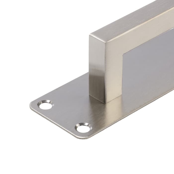 Ручка дверная, цвет нержавеющая сталь, 260×40 мм