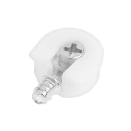 Стяжка мебельная ТУНДРА, 100 шт., белая