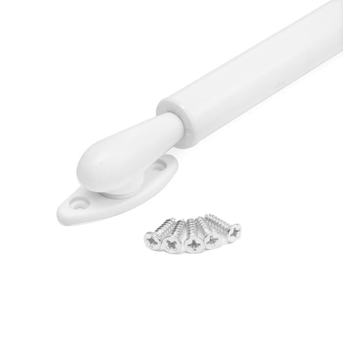 Газовый лифт ТУНДРА GG100WH, 100N, с доводчиком, белый