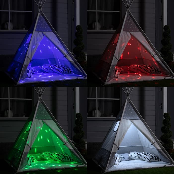 Садовый светильник «Диско-шар», уличный, на солнечной батарее, 13×6×13 см, 6 LED, пульт ДУ, свечение RGBW