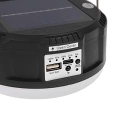 Садовый светильник «Диско-шар», уличный, на солнечной батарее, 13×6×13 см, 6 LED, пульт ДУ, свечение RGBW