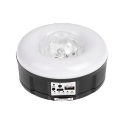 Садовый светильник «Диско-шар», уличный, на солнечной батарее, 13×6×13 см, 6 LED, пульт ДУ, свечение RGBW