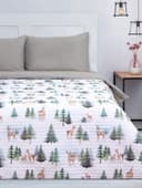 Покрывало 1.5-спальное «Этель» Forest miracle, 145×210 см, микрофибра