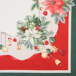 Скатерть на стол с салфетками «Этель. Рождественский венок» с ВГМО, размер 150×220 см, 40×40 см - 12 штук