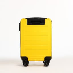 Чемодан детский 32 л (S), отдел на молнии, 4 колеса, 32×23×50/60 см, жёлтый