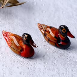 Сувенир «Уточки мандаринки», талисман фэн-шуй, набор 2 шт.