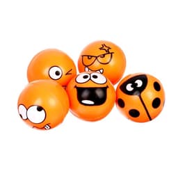 Мяч каучуковый «Смайлики», 2.7 см, цвета МИКС