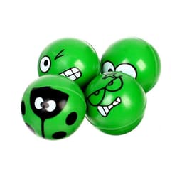 Мяч каучуковый «Смайлики», 2.7 см, цвета МИКС