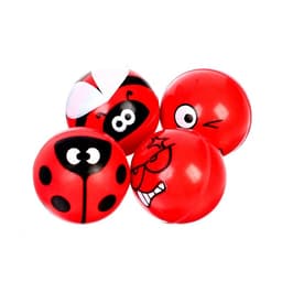 Мяч каучуковый «Смайлики», 2.7 см, цвета МИКС