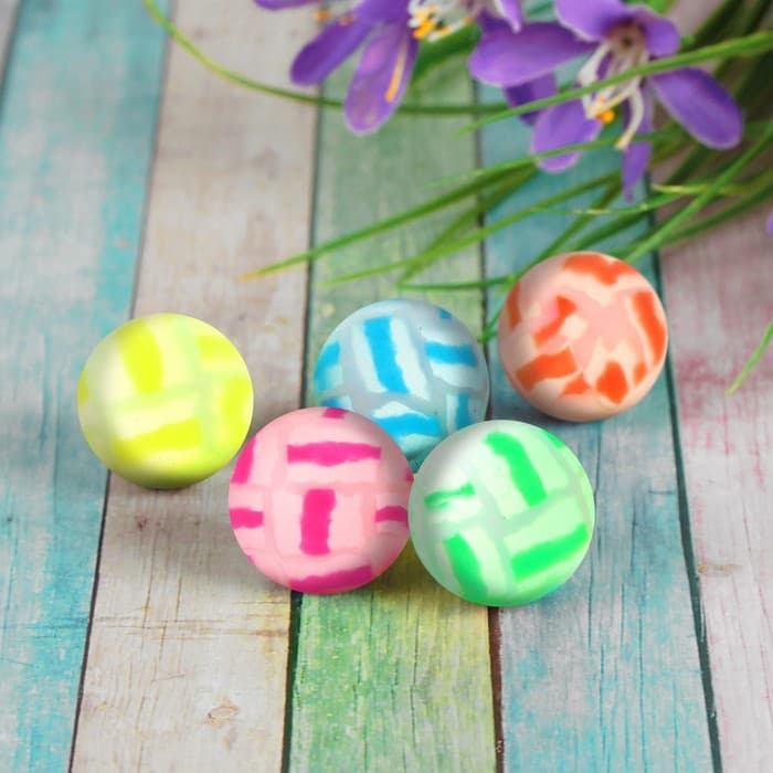 Мяч каучуковый «Трещины», 2.5 см, цвета МИКС