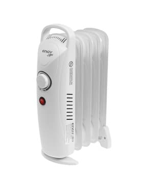 Обогреватель масляный ENGY EN-1705, 5 секций, напольный, 500 Вт, 5 м², белый