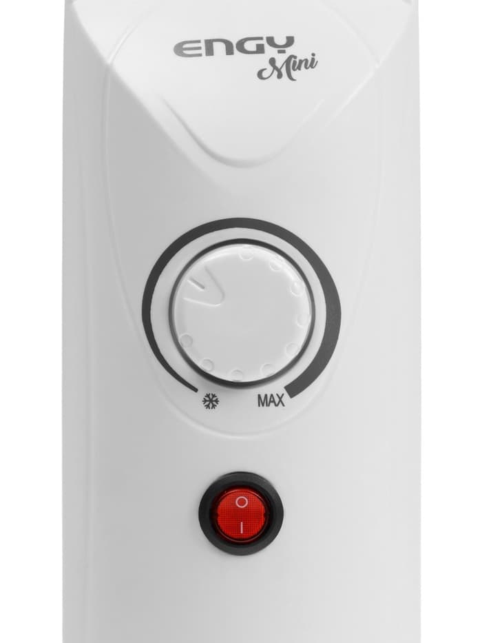 Обогреватель масляный ENGY EN-1705, 5 секций, напольный, 500 Вт, 5 м², белый