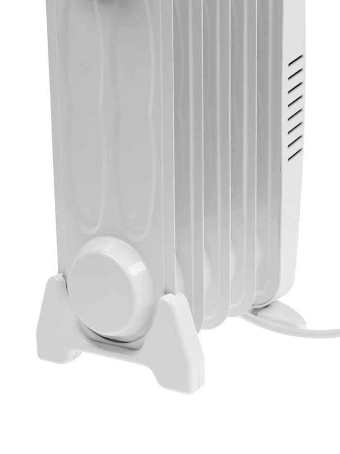 Обогреватель масляный ENGY EN-1705, 5 секций, напольный, 500 Вт, 5 м², белый