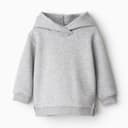 Худи для девочки, рост 80 см, серая меланж