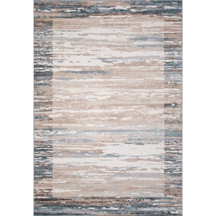 Ковёр прямоугольный Merinos Naturel, размер 150×300 см, бежевый/голубой