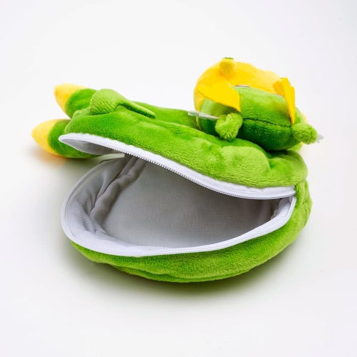 Кошелёк детский «Дракон», 8 см, плюшевый, зелёный